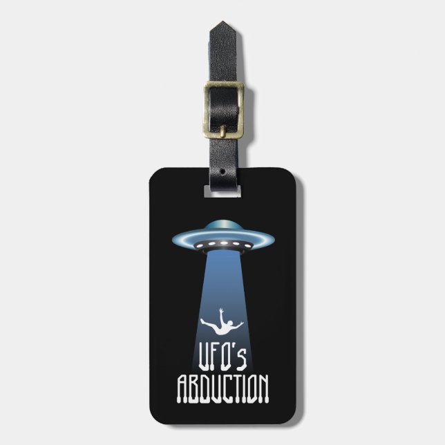 UFO abduction Luggage Tag (Front Vertical)