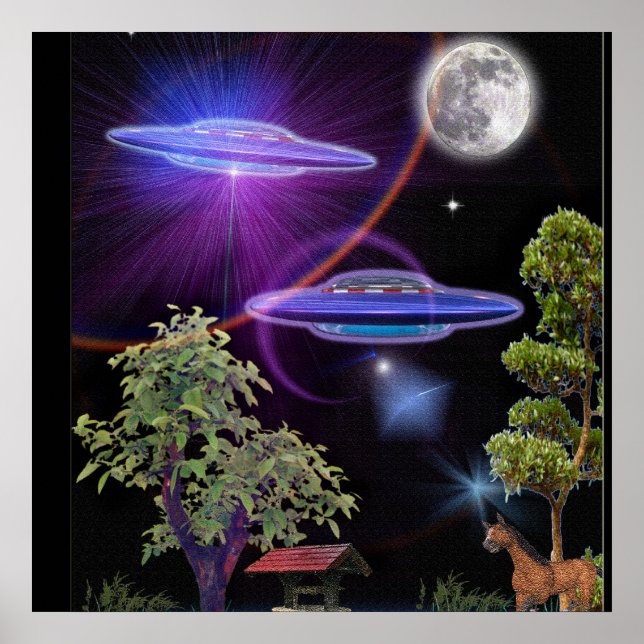 UFO abduction Poster (Front)