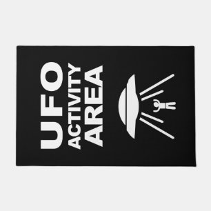 UFO activity area, geeky design Doormat