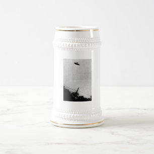UFO Alien Extraterrestrial Spacecraft Top Secret Beer Stein