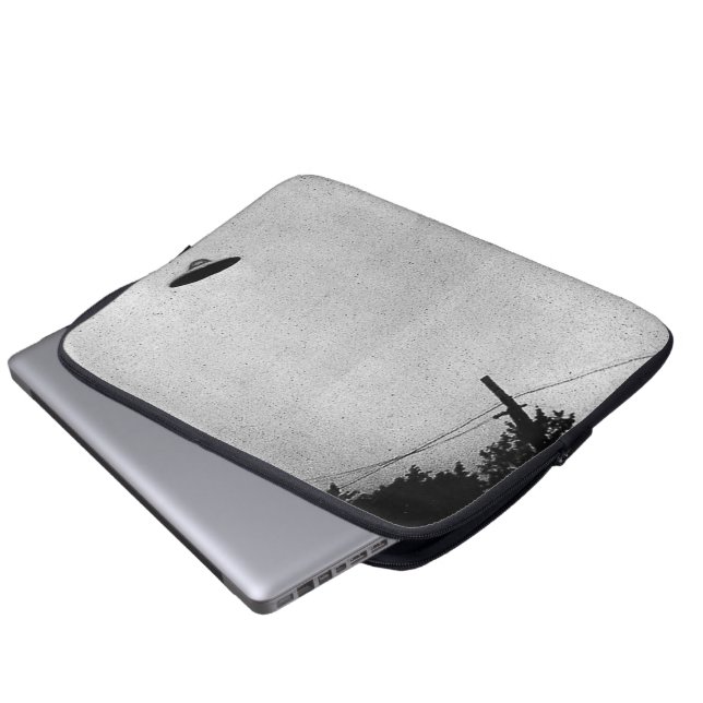 UFO Alien Extraterrestrial Spacecraft Top Secret Laptop Sleeve (Front Bottom)