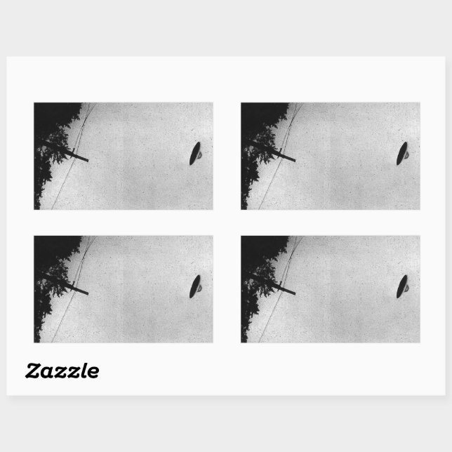 UFO Alien Extraterrestrial Spacecraft Top Secret Sticker (Sheet)