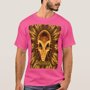 Ufo Alien Scifi Geometry Pattern T-Shirt