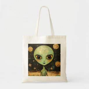 UFO Alien Tote Bag