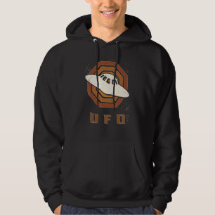 UFO Aliens Vintage Retro Classic Love Hoodie