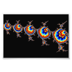 Ufo Attack - Fractal Art Photo Print