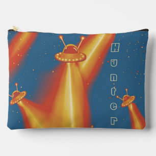 UFO Attack on Saturn Alien Space pencil case Accessory Pouch