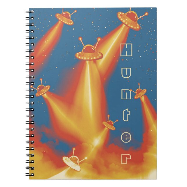 UFO Attack Saturn Notebook (Front)