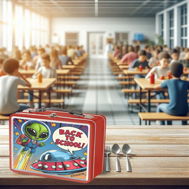 UFO Back to School Metal Lunch Box (Creator Uploaded)