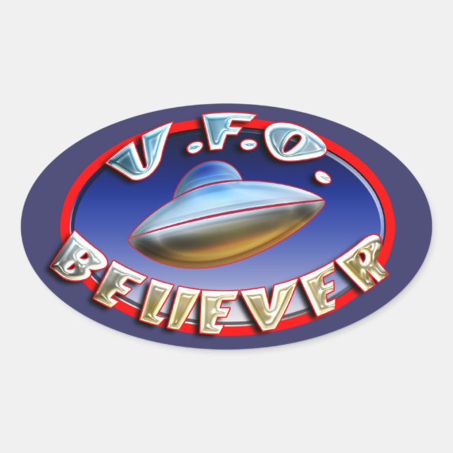 UFO Believer Sticker (Front)