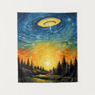 UFO by Van Gogh Tapestry