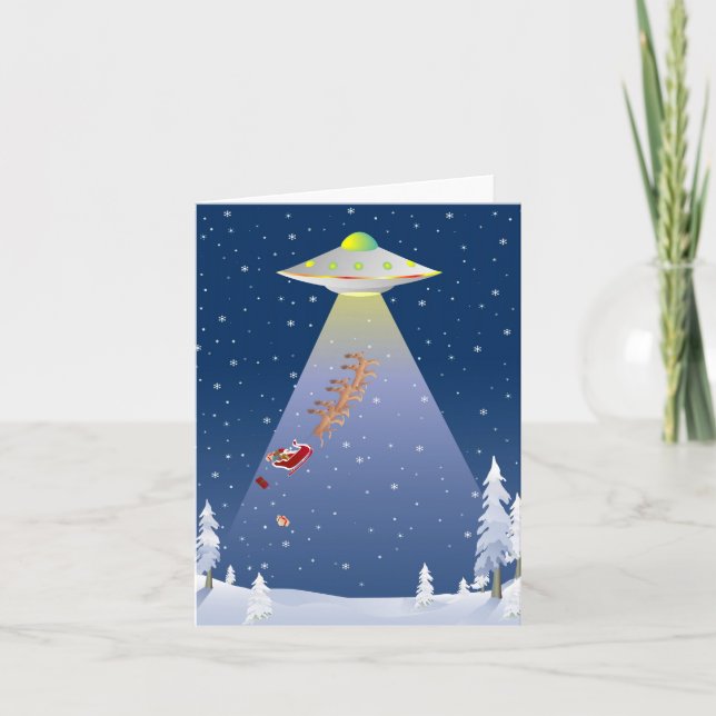 UFO Christmas Card (Front)