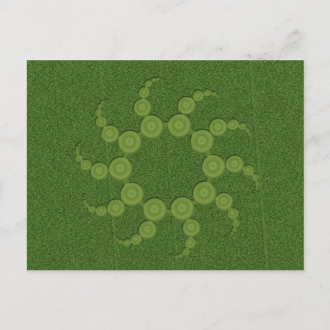 UFO Crop Circles Postcard (Front)