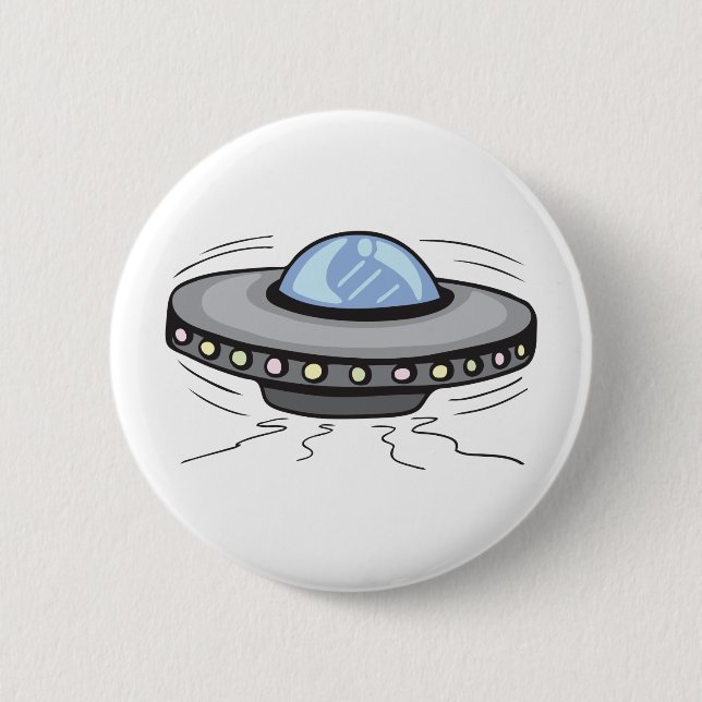 UFO!  Customizable! 2 Inch Round Button (Front)