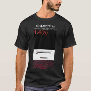 UFO - Declassified  DOW-UAP-D004, Mission Report,  T-Shirt