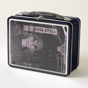 UFO DESIGN METAL LUNCH BOX