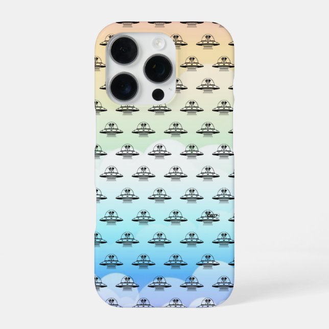 Ufo dog CG17s iPhone Case (Back)