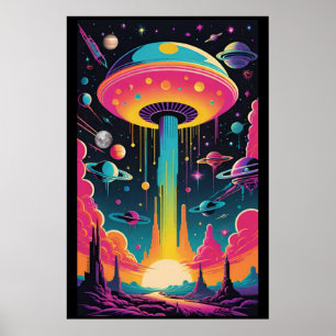 UFO Encounter on Planet 9 Poster