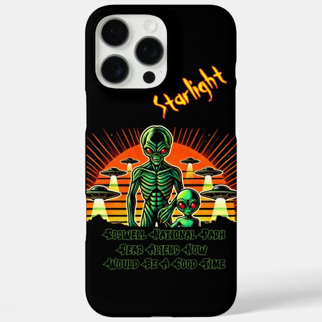 UFO Excitement at Roswell Park! Case-Mate iPhone Case (Back)