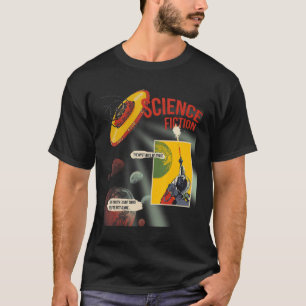 Ufo Flying Saucer Invasion 1950's Sience Fiction A T-Shirt