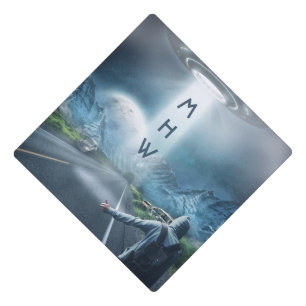 UFO Hitchhiker custom monogram tassel topper