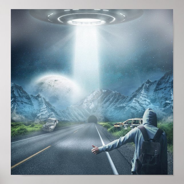 UFO Hitchhiker poster (Front)