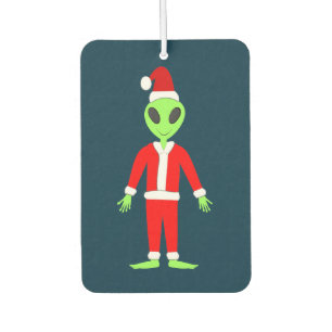 UFO Ho Ho Father Christmas alien Air Freshener