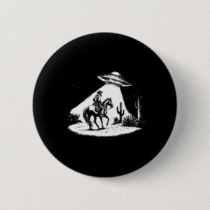 Ufo Howdy Alien Cowboy Halloween Costume Ufo Weste 2 Inch Round Button