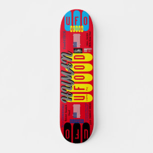 UFO HUMAN FOOD 7 3/4" Planche de Skateboard