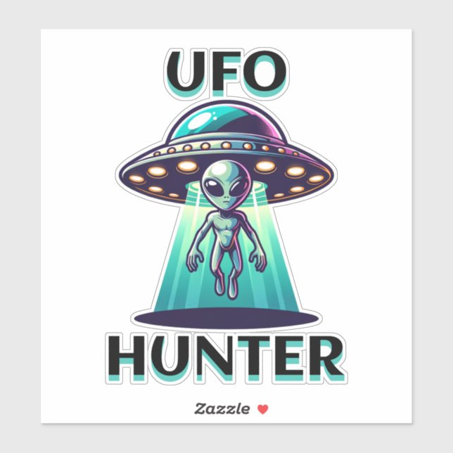 UFO Hunter | Ai Art with UFO and Alien (Sheet)