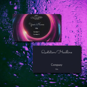 UFO in the black hole Business Card