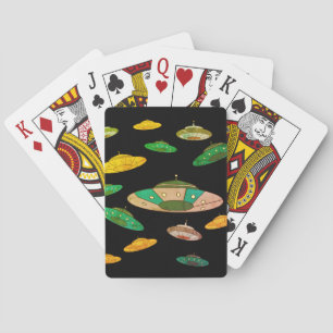 UFO invasion Playing Cards