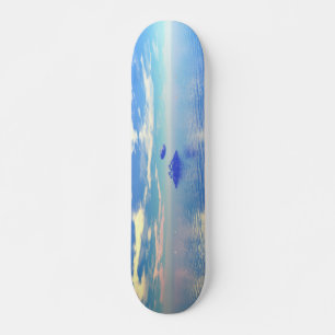 UFO Island - Retro Skateboard