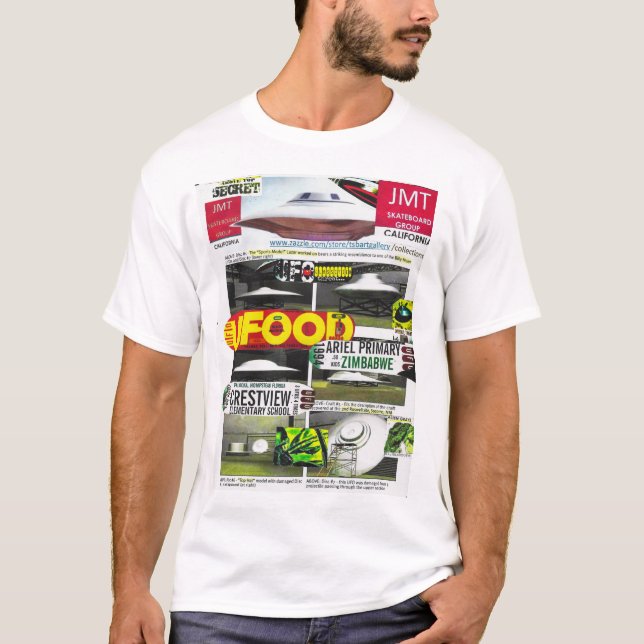 UFO  JMT MERCH Men's Basic T-Shirt (Front)