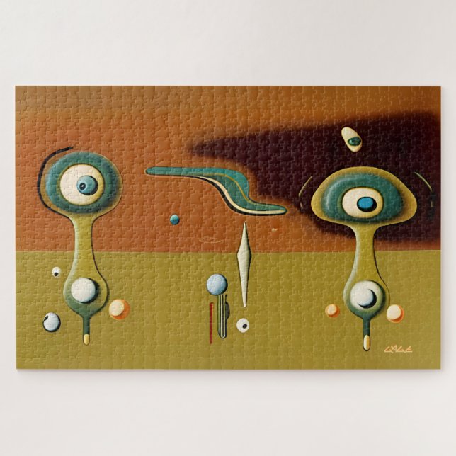 UFO Landing Pad Jigsaw Puzzle (Horizontal)