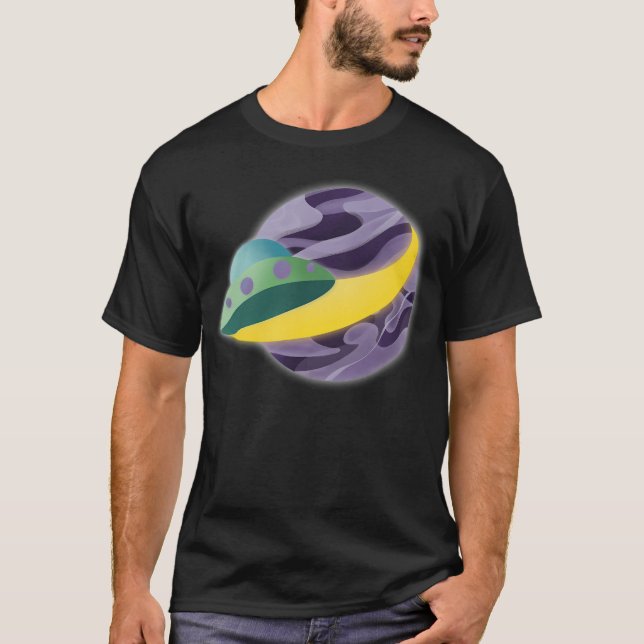 Ufo Leaving His Planet T-Shirt (Front)