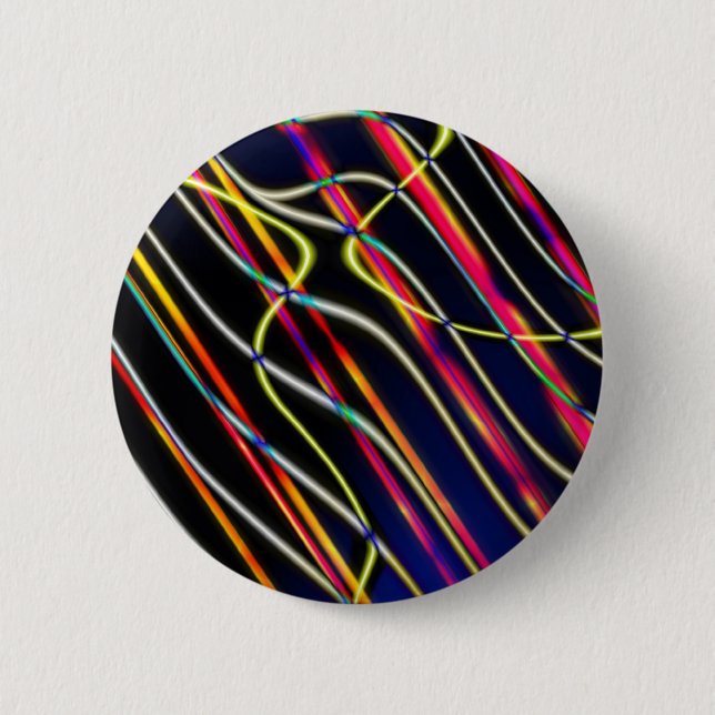UFO light trails - 2 2 Inch Round Button (Front)
