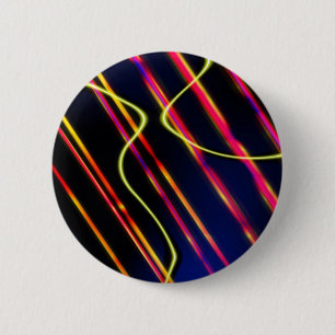 UFO light trails 2 Inch Round Button