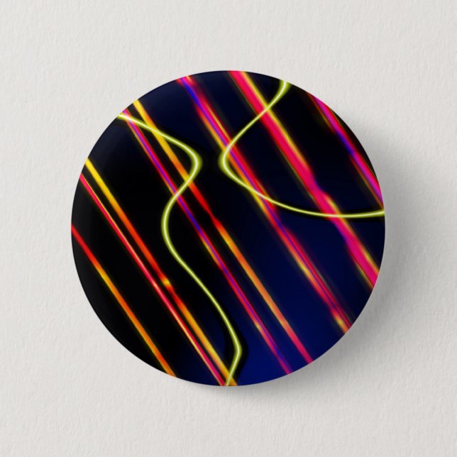 UFO light trails 2 Inch Round Button (Front)