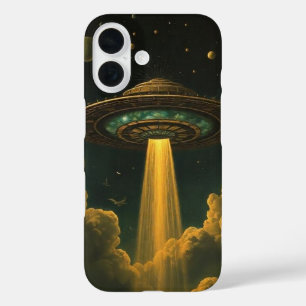UFO making contact  iPhone 16 Case