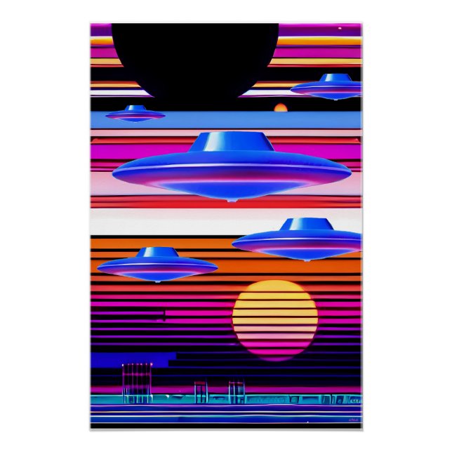 UFO Nostalgia Poster (Front)