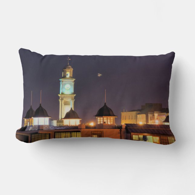 UFO over Herne Bay Lumbar Pillow (Front)
