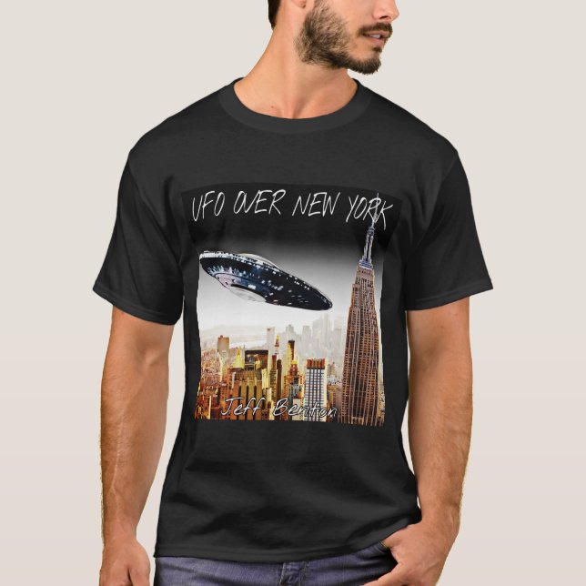 UFO OVER NEW YORK FAN T-SHIRT (Devant)