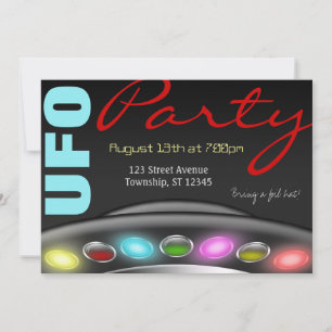 UFO Party Invitations