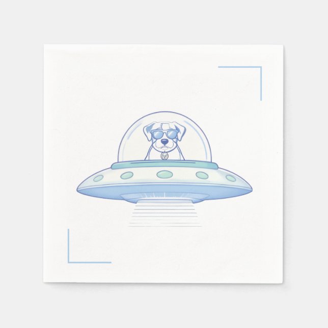 UFO PETS - Baby Shower - Napkin (Front)