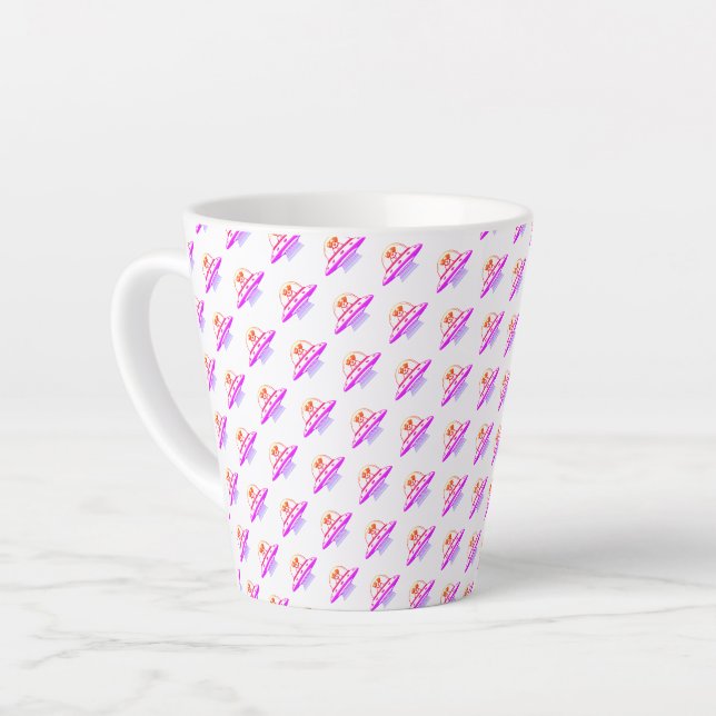 UFO PETS LATTE MUG (Left Angle)