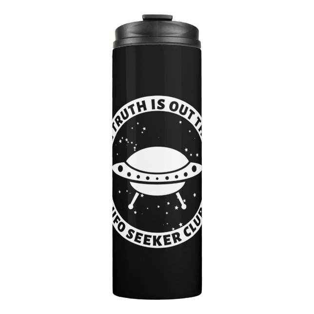 UFO Seeker Club Thermal Tumbler (Front)