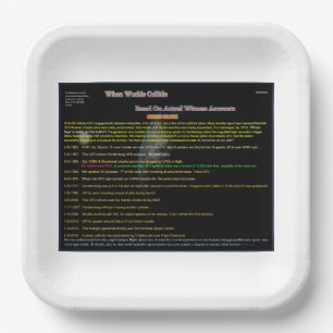 UFO Series: Aliens Are Observing Paper Plate