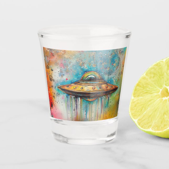 UFO  SHOT GLASS (Front)