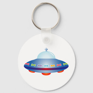 UFO Spaceship Keychain